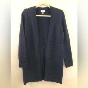 Old Navy Cardigan Sweater in Navy- size Small Petite
